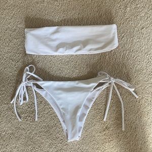White bikini size small